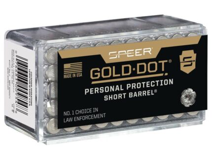 Speer Gold Dot Short Barrel Personal Protection Rimfire Ammunition .22 WMR 40 gr HP 1050 fps 50/ct