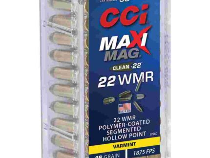 CCI Maxi Mag Rimfire Ammunition .22 WMR SHP 1875 fps 50/ct