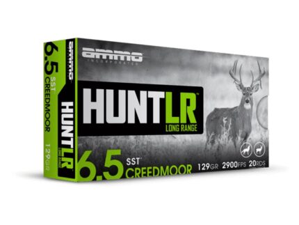 Ammo Inc. Hunt LR Rifle Ammunition 6.5 Creedmoor 129 gr PT 2900 fps 20/ct