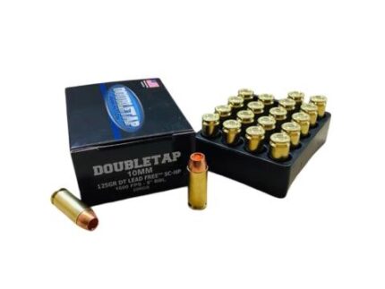 Double Tap DT Lead Free Handgun Ammunition 10mm Auto 125gr SC-HP 1600 fps 20/ct