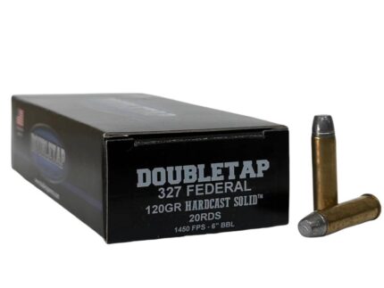 Double Tap Hardcast Solid Handgun Ammunition .327 Fed Mag 120gr WFNGC 1250 fps 20/ct