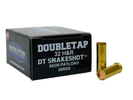 Double Tap DT Snake Shot Handgun Ammunition .32 H&R Mag 90gr #9 Shot 20/ct