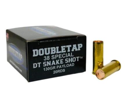 Double Tap DT SnakeShot Handgun Ammunition .38 Spl DT 130gr #9 Shot 1000 fps 20/ct