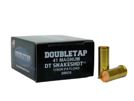 Double Tap DT Snake Shot Handgun Ammunition .41 Mag 175gr #9 Shot 20/ct