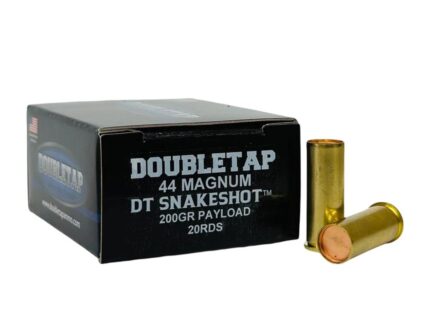Double Tap DT Snake Shot Handgun Ammunition .44 Mag 200gr #9 Shot 1000 fps 20/ct