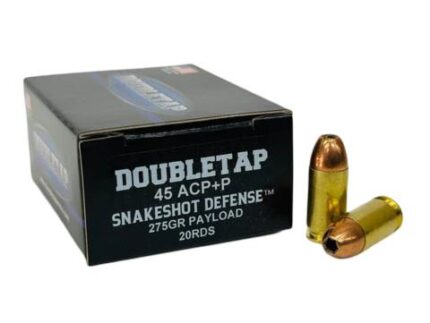 Double Tap DT SnakeShot Handgun Ammunition .45 ACP(+P) 275gr JHP 20/ct