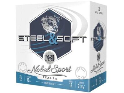Noble Target Steel Shotshells 12 ga 2-3/4" 1 oz 1280 fps #7 25/ct