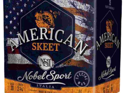 Nobel Sport Target American Trap Shotshells 20ga 2-3/4" 7/8oz 1200fps #9 25/ct