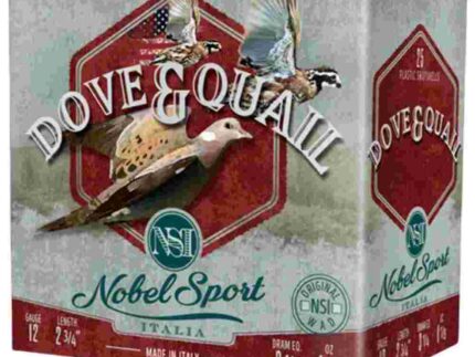 Nobel Sport Dove & Quail Shotshells 12 ga 2-3/4" 1-1/8 oz 1255 fps #7.5 25/ct