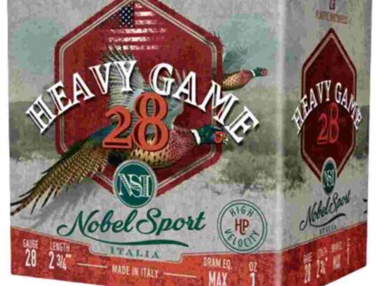 Nobel Sport Heavy Game 28 Shotshells 28 ga 2-3/4" 1 oz 1205 fps #8 25/ct