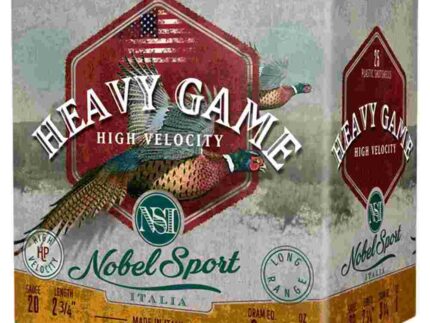Nobel Sport Heavy Game High Velocity Shotshell  20ga 2-3/4" 1oz 1330 fps #5 25/ct
