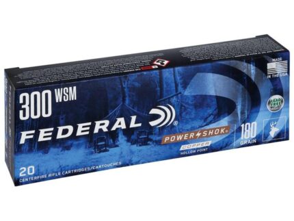 Federal Copper Power-Shok Rifle Ammunition .300 WSM 180 gr CHP 20/ct
