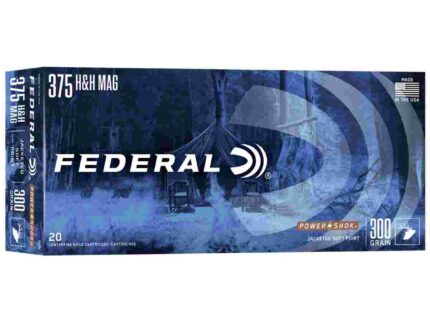 Federal Power-Shok Rifle Ammunition .375 H&H 300 gr SP 2530 fps - 20/ct