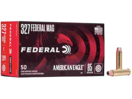 American Eagle Handgun Ammunition .327 Mag 85 gr SP 1400 fps 50/box
