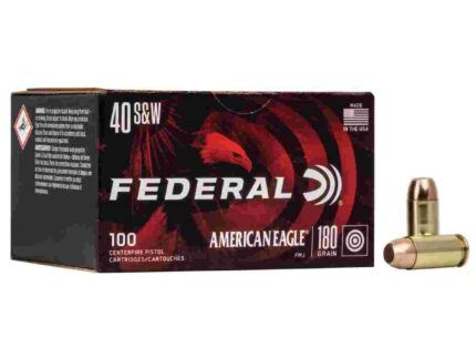 American Eagle Handgun Ammunition .40 S&W 180 gr. FMJ 1000 fps 100/ct