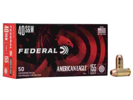 American Eagle Handgun Ammunition .40 S&W 155 gr FMJ 1160 fps 50/ct