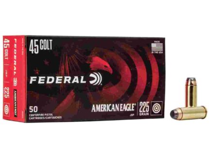 American Eagle Handgun Ammunition .45 Colt 225 gr JSP 860 fps 50/ct
