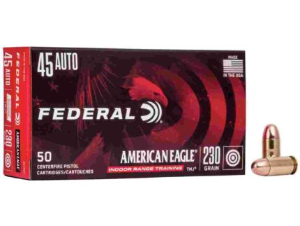 American Eagle IRT Handgun Ammunition .45 ACP 230 gr TMJ 850 fps 50/ct