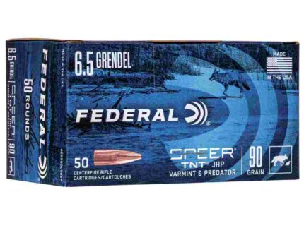 Federal American Eagle Varmint & Predator Rifle Ammunition 6.5 Grendel 90 gr JHP 50/ct