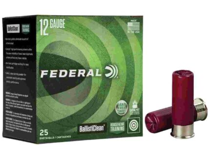 Federal BallistiClean Shotshells 12ga 2-3/4" 9 plts #00 1600 fps 25/ct