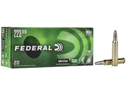 Federal Ballisticlean Frangible Rifle Ammunition .223 Rem 42 gr RHT 3450 fps 20/ct