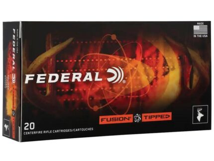 Federal Fusion Tipped Rifle Ammunition 300 Blackout 190gr PT 1050 fps 20/ct
