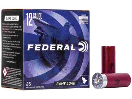 Federal Game-Shok Upland Game - Game Load - 12ga 2-3/4" 1oz. #8-Shot 25/Box
