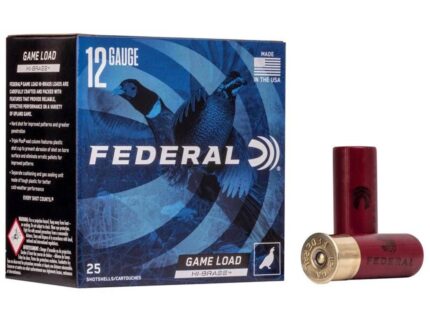 Federal Game-Shok Upland Game - Hi Brass Load - 12ga 2-3/4" 1-1/4oz. #4-Shot 25/Box
