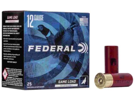 Federal Game-Shok Hi-Brass Load 12 ga 2 3/4" 3 3/4 dr 1 1/4 oz #6 1330 fps 25/ct