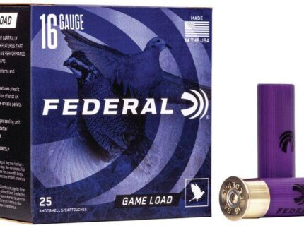 Federal Game Shok Shotshells 16ga 2-3/4" 1oz 1165 fps #7.5 25/ct