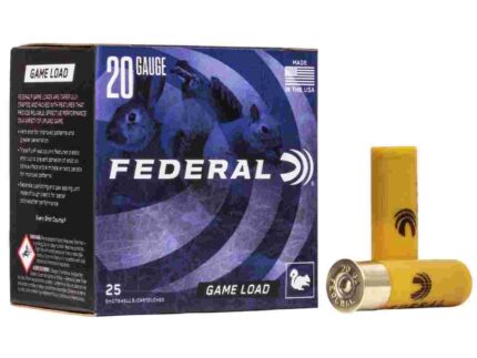 FEDERAL GAME-SHOK GAME LOAD SS 20GA 2-3/4" 2-1/2DE 7/8OZ #6 AMMO 25RD