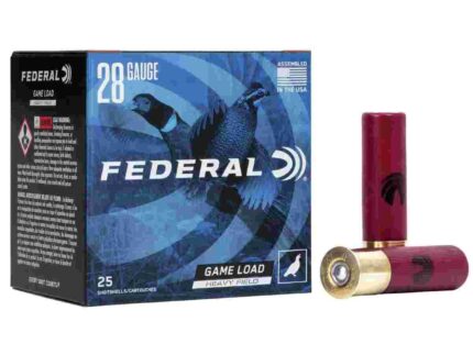 Federal Game-Shok Heavy Field Load Shotshells 28ga  2-3/4" 1 oz #5 1220 fps 25/ct