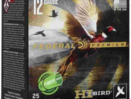 Federal Hi-Bird Shotshells 12ga 2-3/4" 1-1/4oz 1330 fps #5 25/rd