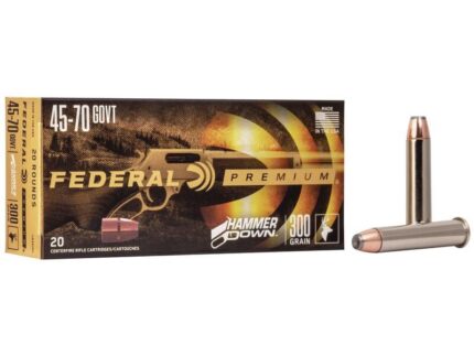 Federal Hammer Down Rifle Ammunition .45-70 Govt 300 gr SP 1850 fps 20/ct