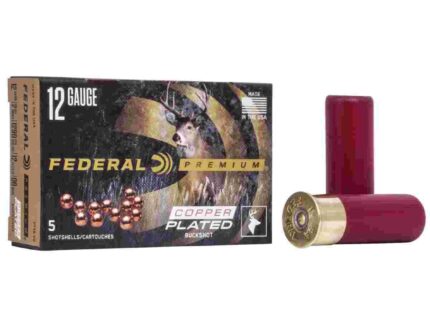 Federal Premium Vital-Shok Shotshells 12 ga 2-3/4" 12 plts #00 1290 fps 5/ct