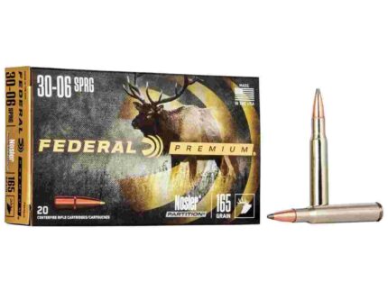 Federal Premium Vital-Shok Rifle Ammunition .30-06 Sprg 165 gr PT 2830 fps - 20/ct