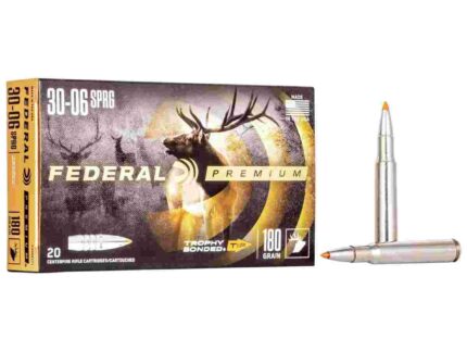 Federal Premium Vital-Shok Rifle Ammunition .30-06 Sprg 180 gr TBT 2700 fps - 20/ct