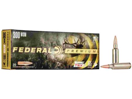 Federal Barnes TSX Rifle Ammunition .300 WSM 165gr 3150 fps 20/ct