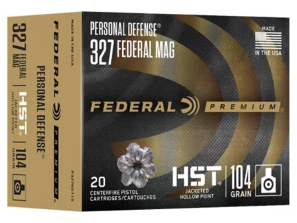 Federal Personal Defense HST Handgun Ammunition .327 Federal 104 gr JHP 20/ct