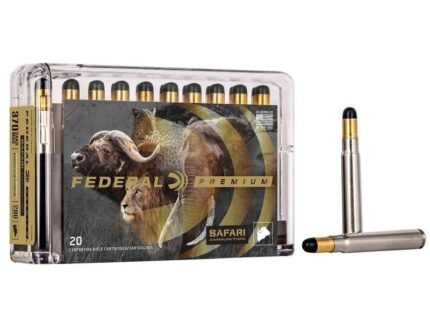Federal Safari Woodleigh Hydro Solid Rifle Ammunition .370 Sako Mag 286gr Solid 2450 fps 20/ct