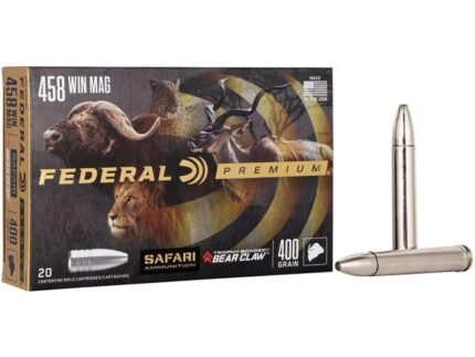 Federal Premium Cape-Shok Rifle Ammunition .458 Win Mag 400 gr TBBC 2250 fps - 20/ct