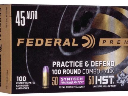 Federal Practice & Defend HST/Syntech Combo .45 ACP 230 gr 890 fps 100/ct