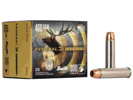 Federal Premium Vital-Shok Handgun Ammunition .460 S&W 300 gr SAF 1750 fps 20/box