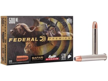 Federal Premium Cape-Shok Rifle Ammunition .500 Nitro 570 gr SAF 2100 fps - 20/ct