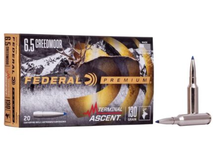 Federal Terminal Ascent Rifle Ammunition 6.5 Creedmoor 130 gr 2800 fps 20/ct