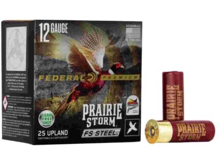 Federal Prairie Storm FS Steel Shotshells 12 ga 3" 1-1/8oz 1350 fps #3 25/ct
