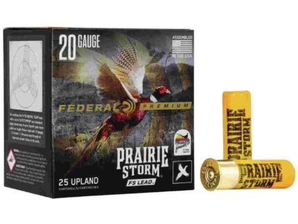 Federal Prairie Storm FS Lead Shotshells 20 ga 2-3/4" 1 oz #4 25/ct