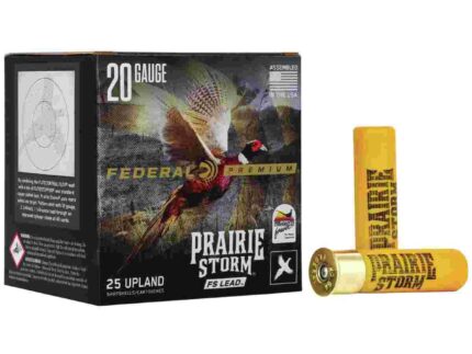 Federal Prairie Storm FS Lead Shotshells 20 ga 3" 1oz #5 1300 fps 25/ct