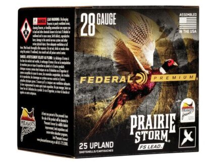 Federal Prairie Storm FS Lead Shotshells 28ga 3" 1oz 1300 fps #6 25/ct