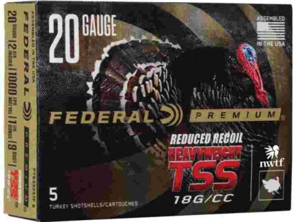 Premium Turkey Heavyweight TSS 20 ga 2-3/4" 1-1-1/8oz #9 1000 fps 5/ct